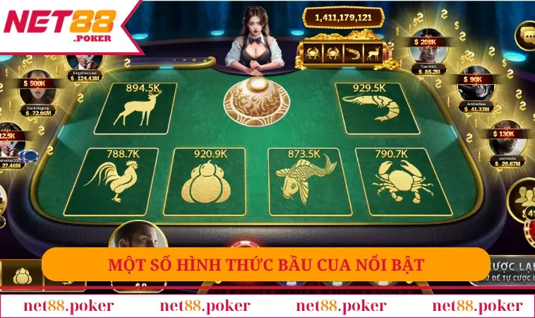 Một số hình thức bầu cua nổi bật