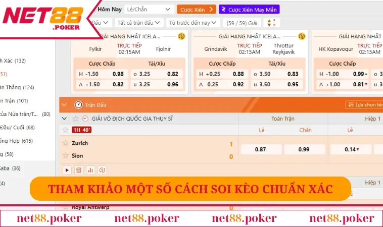 Tham khảo một số cách soi kèo chuẩn xác